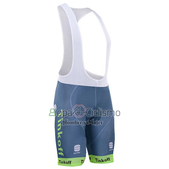 Tinkoff Lider Ropa Ciclismo Culotte Corto 2016 Hombre Mangas Cortas Verde y Negro